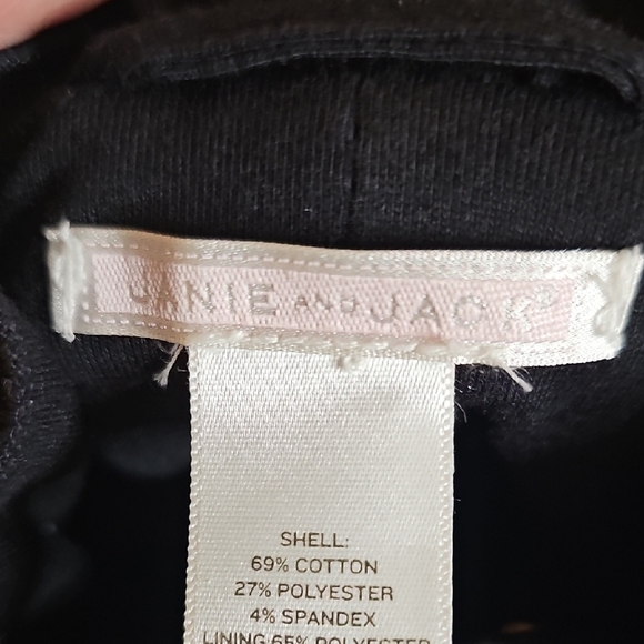 Janie and Jack Classic Black Pea Coat for Kids - Picture 3 of 10